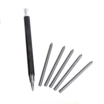 5.6mm 드로잉펜 스케치용 목공펜 2B 8B 굵은샤프 샤프홀더펜 연필스케치 굵은샤프 소묘용, A본체2B+심5개