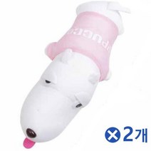 차량용 탈취 숯강아지 핑크x2개 자동차인형 새차선물 9803452EA, 1
