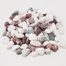 한소픈 컬러자갈돌 500g 가드닝소품 수경재배 마당돌 스몰월드 미술재료