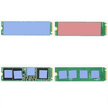 NGFF M.2 방열판 용 NVME 레드 쿨 군함 5 개 알루미늄 시트 열전도율 실리콘 웨이퍼 냉각 2280, 한개옵션0