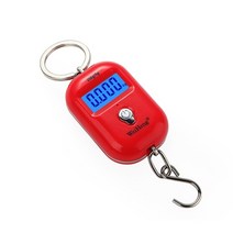 카페 베이커리 계량 저울 휴대용 디지털 미니 수하물 규모 LCD 백라이트 디스플레이 키, 빨간