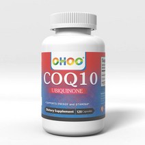 OHOO CoQ10 유비퀴놀 120캡슐, 1개, 120개