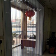 비닐커튼 민자 800x2100mm 외풍차단 방풍비닐 창고 물류센터 출입구 커텐 방풍비닐커튼 바람막이 비닐커튼 방풍비닐 비닐커텐 현관비닐커튼 비닐방풍 공장용 비닐커튼 뚜꺼운비닐 냉동, 투명녹색