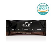 식스디 초코맛 40g 스틱형 10포 린매스업프로틴 복합단백질