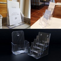 카달로그꽂이 A5 리플렛거치대 리플릿꽂이, 4단