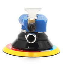 오비탈 샌딩기 연마기 목공 베어툴 에어 샌더기 6 인치 90 PSI 150mm 공압 샌딩 머신 랜덤 궤도 팜 샌더 먼지 수집 호스 회전 도구 포함 그라인딩 앵글 그라인더, 1개