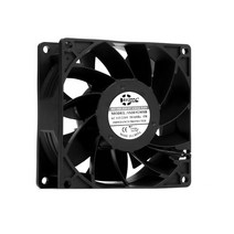 돈풍기 EC 브러시리스 냉각 팬 AC 110V 듀얼 볼 베어링 2 전선 60mm 92mm 120mm 크기 옵션, 04 92X92X38mm
