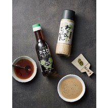 [카메야] 와사비 드레싱 2종 제품별 상이함 (하단참조) 1병, 와사비 간장드레싱 180ml