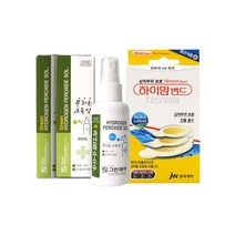 중외제약 하이맘 밴드 더프리미엄 혼합형 1개 + 그린 과산화수소수 스프레이 2개, 1세트