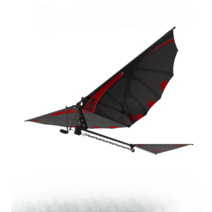 고무동력기 고무밴드 동력 날개 새 행글라이더 모형, 익신 두더지 날개 + 예비 표준 고무 밴드