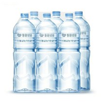 동원샘물 라벨랜덤 2L x 6병 생수 물 안전한 워터 대용량 먹는샘물 병 업소용, 300ml X 20개입, 유라벨, 300ml