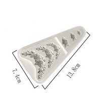 틀 방향제 양초 트레이 몰드 석고 도자기 DIY 다양한 꽃 꽃다발 실리콘 금형 껌 페이스트 초콜릿 퐁당 설탕 공예 케이크 테두리 장식 도구틀 도구, 3