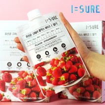 [아이슈어] 유산균 그래놀라 풀믹스 딸기 쉐이크, 3박스, 21입