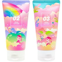 핑키통키 키즈 페이스 로션 1단계 유아 2단계 어린이 3단계 초등학생 얼굴 화장품 150ml 1+1, 2단계+3단계