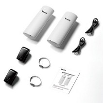 안테나 UeeVii CPE452 100Mbps 무선 브리지 AP 5.8GHz 14dBi Wifi 신호 증폭기 액세스 포인트 리피터 라우터 3KM 익스텐더, 01 CPE452_01 미국 플러그