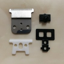 ANDIS D7 D8 SLIMLINE PRO LI 헤어 클리퍼 트리머 용 교체 용 스틸 블레이드 세트, 10SET