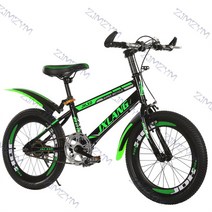 18인치 자전거 싱글 스피드 산악 MTB 학생용 10만원대, black green
