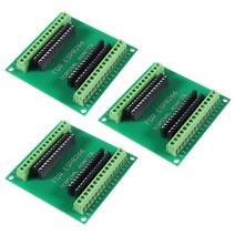 3Pcs ESP8266 Breakout Board GPIO 1 into 2 Terminal Screw Board Compatible with ESP8266 ESP-12E Block