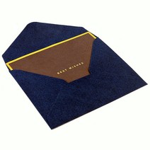 SOCEAN 초대장 카드 봉투 세트 선물 축하 엽서 메세지 카드 생일 손편지 쪽지 초청장 안내장 이벤트 감동 손편지 감사 카드 알림 메시지 생신 승진 결혼 축하 기프트 포스트 포켓, 남색