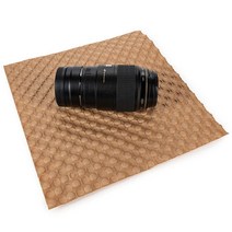IDL Packaging 30.5 x 30.5cm(12 x 12인치) 종이 버블 시트 - 플라스틱 버블의 지구 친화적인 대체품 - 250장/상자 1cm(3/8인치) 버블 사이즈