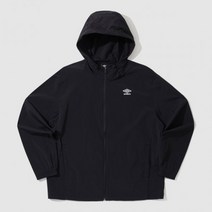 국내매장판 엄브로 라이트 벤틸 후드형 집업 자켓 블랙UO223SJK58