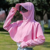 아이스 선케어 모자 풀 페이스 지니 선케어 헤드업, 단일옵션, 옵션11