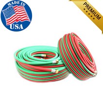 고압에 강한 미국 프리미엄 미제 쌍줄 산소 호스 5 x 50M