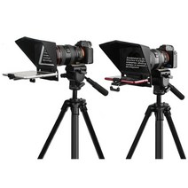 스마트폰용 프롬프터 자막기 유튜브방송 리모콘 포함, [카메라패키지2]T2텔레프롬프터+998삼각대