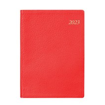 2023년 포켓 다이어리 세미 소프트 데일리 레드 [O1618], 단일속성