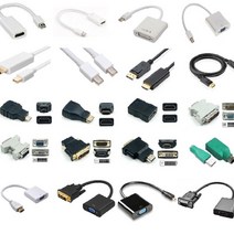 VOLME 미니디스플레이포트 HDMI DVI VGA변환컨버터 DP케이블 맥북젠더 MINIDP TO VGA, 15번-DP-DVI