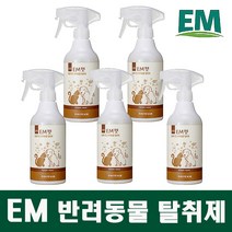 EM펫 항균탈취제 500ml 애견탈취제 강아지 탈취제 고양이 탈취제, EM펫 탈취제 x 5개