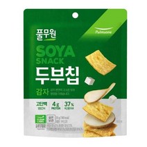 풀무원 사무실간식 탕비실 어린이집 영양간식 주전부리 군것질 두부칩 감자 고단백칩 국산콩두부 35g, 27개
