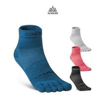 오니지 스포츠 등산 러닝 발가락 양말 충격흡수 E4109S (S M L), Black