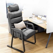 180도 의자 바퀴없는 각도조절 안락 눕기 편한 서재, (헤드레스트) 다단계 조절 그레이