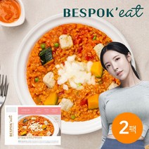 [비스포킷] 식단 도시락 닭가슴살 토마토곤약리조또 230g 2팩, 단품, 단품