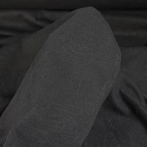 할인원단 자가드 블랙 다이마루 천 패브릭 스판 패턴 꽃무늬 의류용