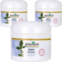 스완슨 MSM 크림, 3개, 59ml