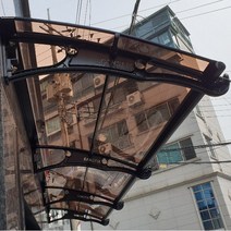 캐노픽스 800 X 2400 테라스썬룸 조립식파고라 이동식 황토방 테라스 접이식어닝 비막이, 그린렉산 검정 브라켓 검정 바