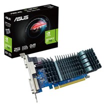 ASUS NVIDIA 지포스 GT 730 그래픽 카드 GT730-SL-2GD3-BRK-EVO (PCIe 2.0 2GB DDR3 메모리 로우 프로파일 자동 익스트림 기술 GP