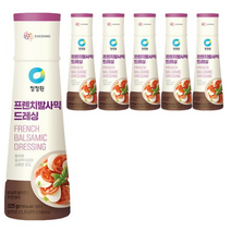 청정원 프렌치 발사믹 드레싱 소스, 24개, 325g