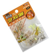 백경 루어용 3단 가지채비 BK-113 고등어 삼치 메탈 카드채비, 1개