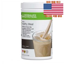 최신정품 허벌라이프 헬시 밀 쿠키 앤 크림 30서빙 Herballife Healthy Meal +휴대용약통 별도증정