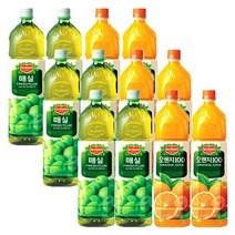 롯데 델몬트 오렌지100 1.5L 6입+매실 1.5L 6입, 상세페이지 참조, 상세페이지 참조