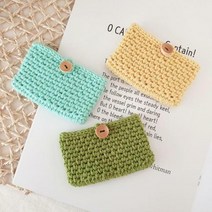 트리플 카드지갑 만들기 DIY키트 뜨개질 DIY 패키지, 215, 1개