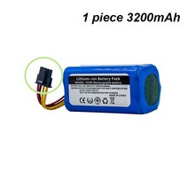 로봇 진공 청소기용 리튬 이온 교체 배터리 LIFERO RX9 360 S5 S7pro T90 용 14.8V 3200mAh, [01] 14.8 볼트, [01] 1 piece 3200mAh, 01 1 piece 3200mAh_01 14.8 볼트