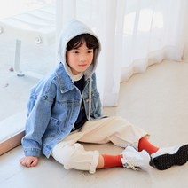 꼼마제이 밀리후드데님자켓 가을