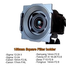 wyatt 메탈 150mm 스퀘어 필터 홀더 브래킷 tokina 16-28samyang 14mmcanon 17mm14mmsigma 12-24mm iizeiss t 15mm 렌즈, 캐논 14mm f2.8l