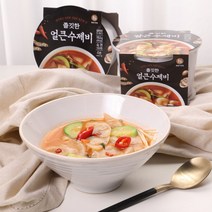 쫄깃한 얼큰수제비 1인분(용기) X 6개입, 6개, 193.5g
