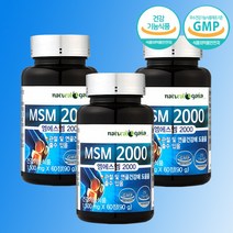 MSM 2000 트리블 케어 3개월분 MSM 뼈 관절 건강 식이유황 엠에스엠, 단품, 단품