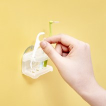 거울 타일 흡착식 치간 치실 칫솔 걸이 위생 보관 5638, 1개, 1개